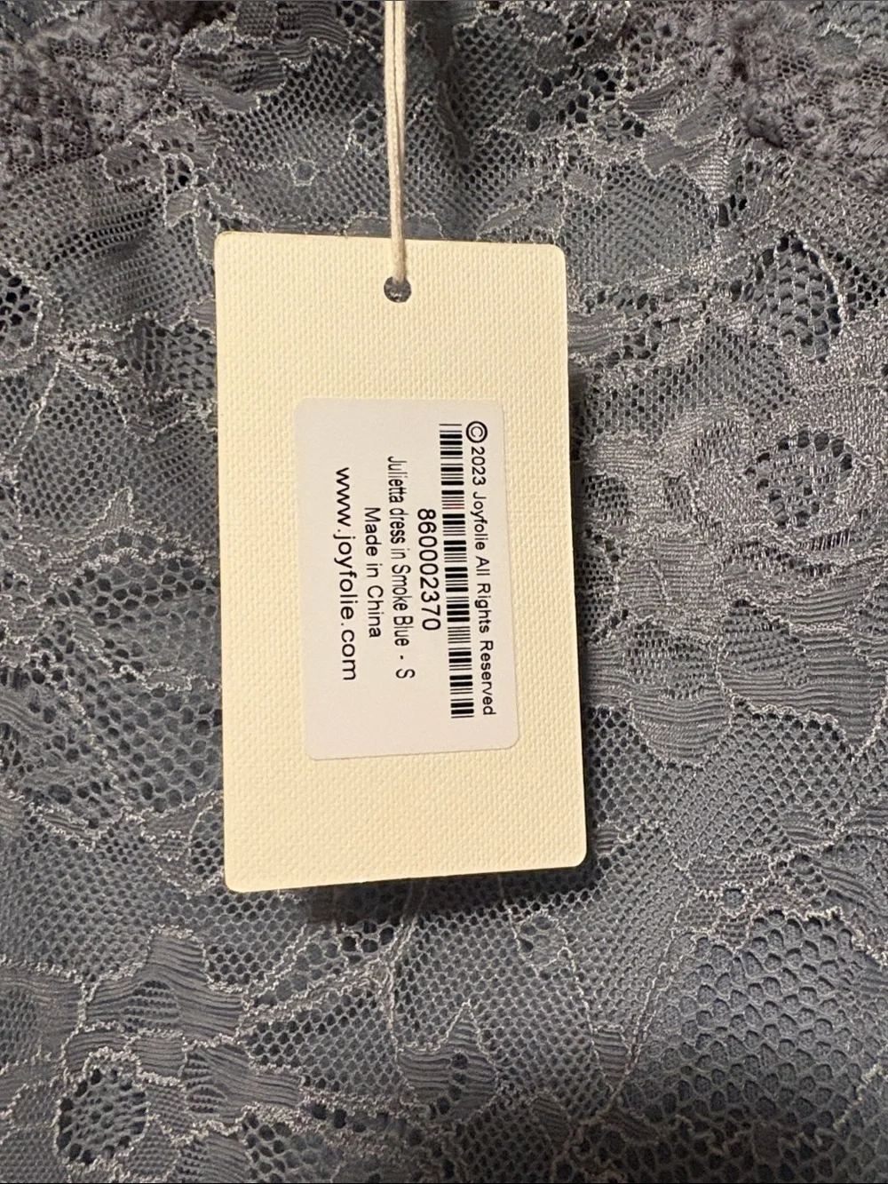 Joyfolie Gray Lace Maxi Dress - Picture 2 of 6